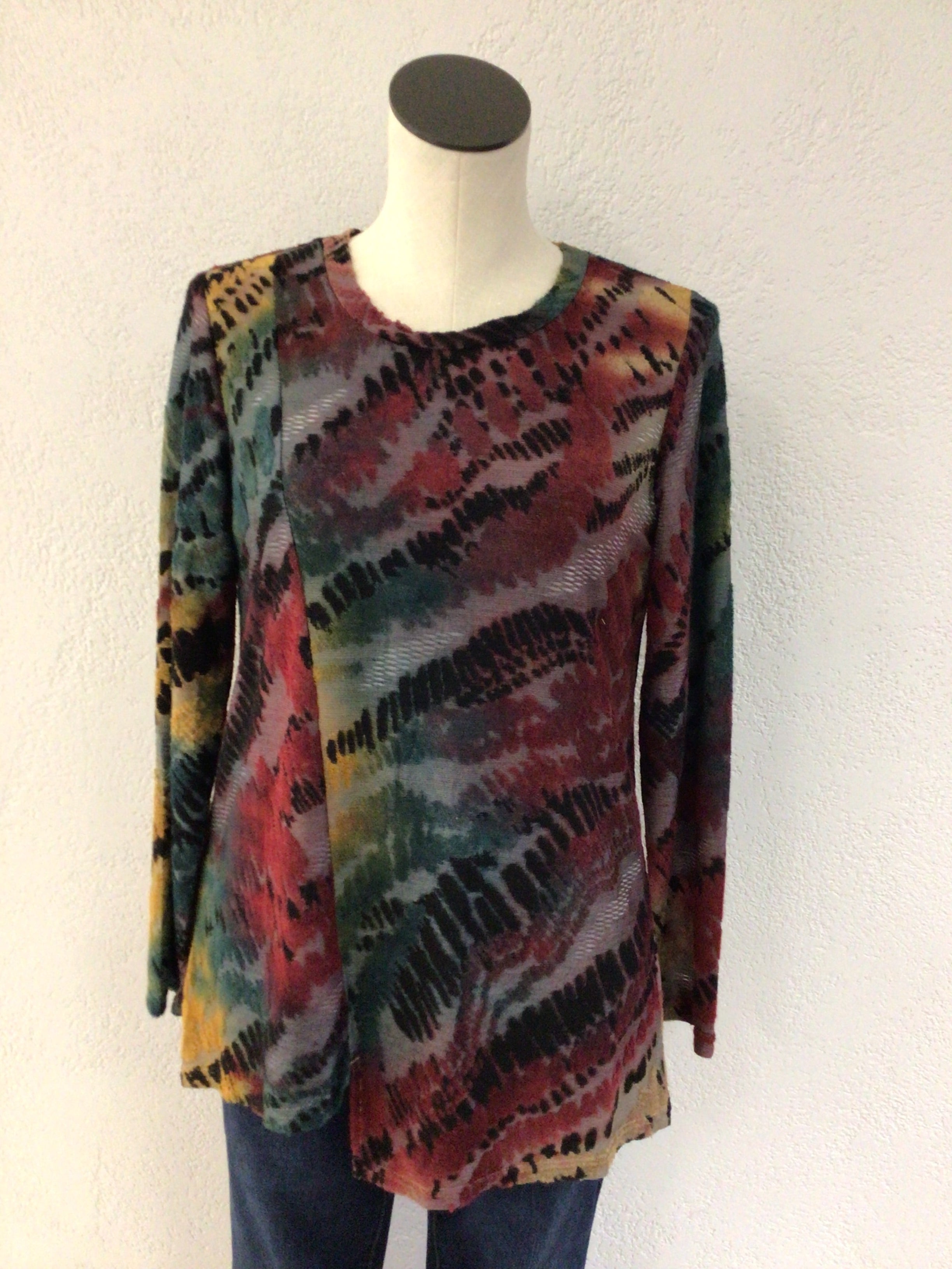 Creations Multi Color Tunic Top AT582