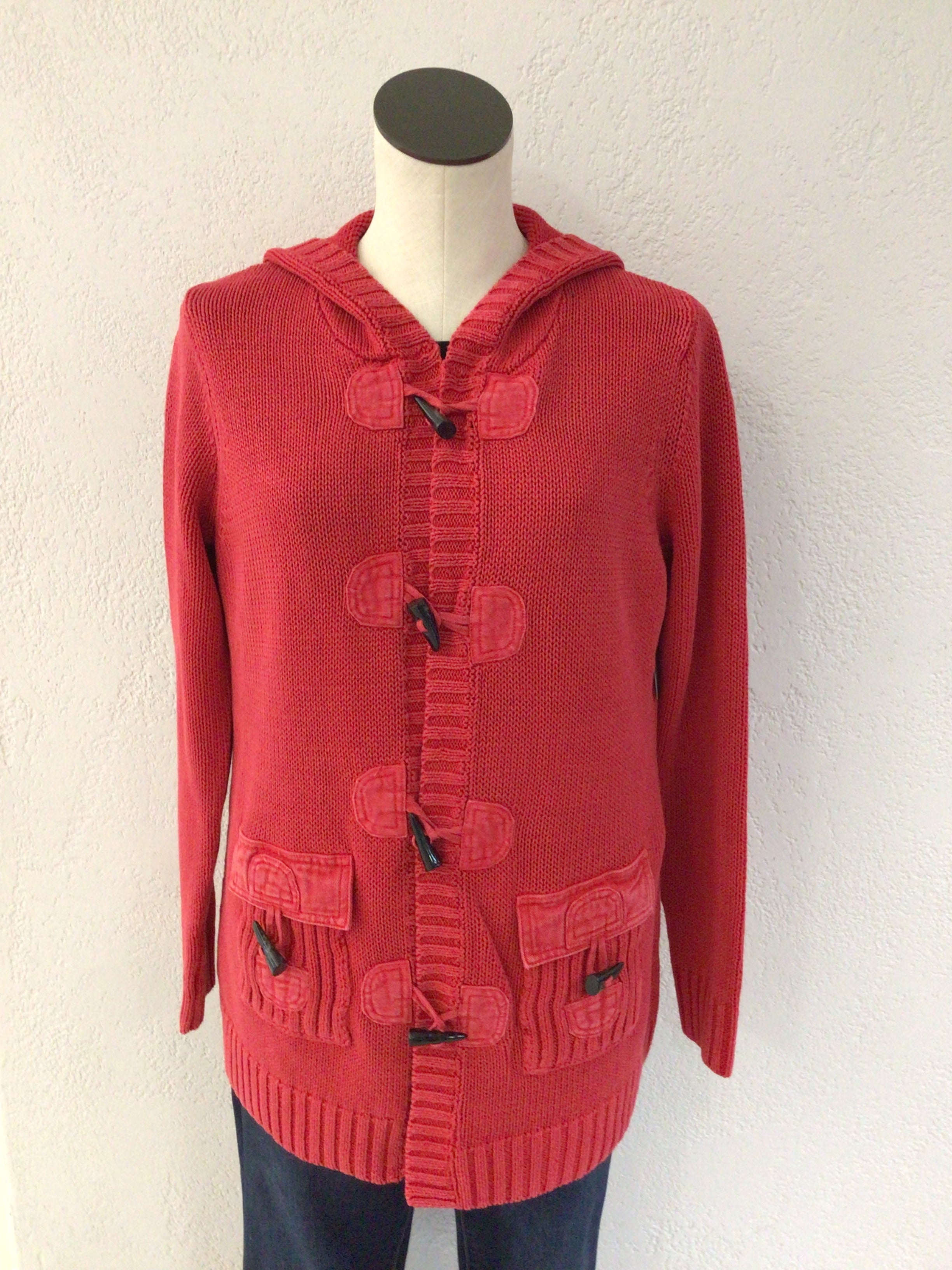 PBJ Blues Red Toggle Hoodie BL327