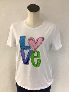 Carre Noir Love T-Shirt 6843