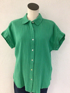 Tribal Jade Mist Short Sleeve Shirt 5345O