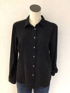 FDJ Black Crinkle Shirt 7800294