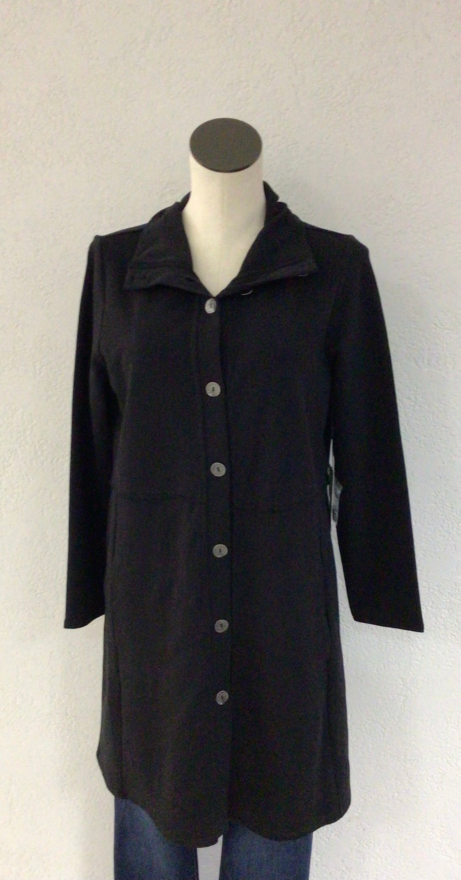 Habitat Black Long French Terry Jacket 69329