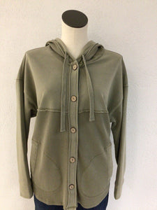 Habitat Escape Olive Waffle Hoodie 26535