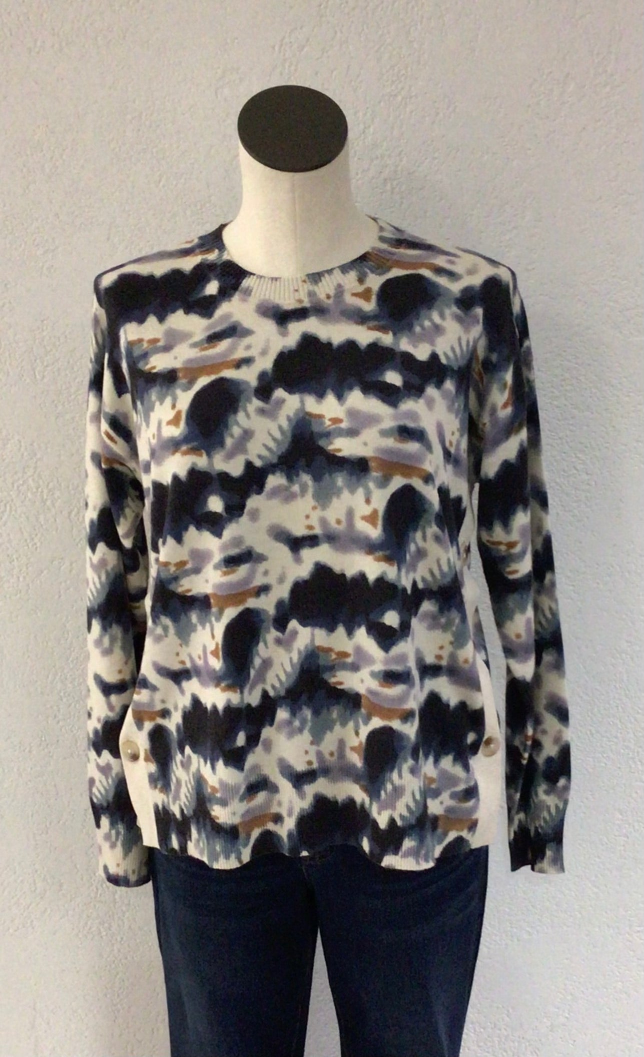 Charlie B Tie Dye Sweater C2668P