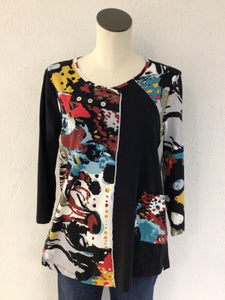 Ali Miles Color Block Tunic A64103TM