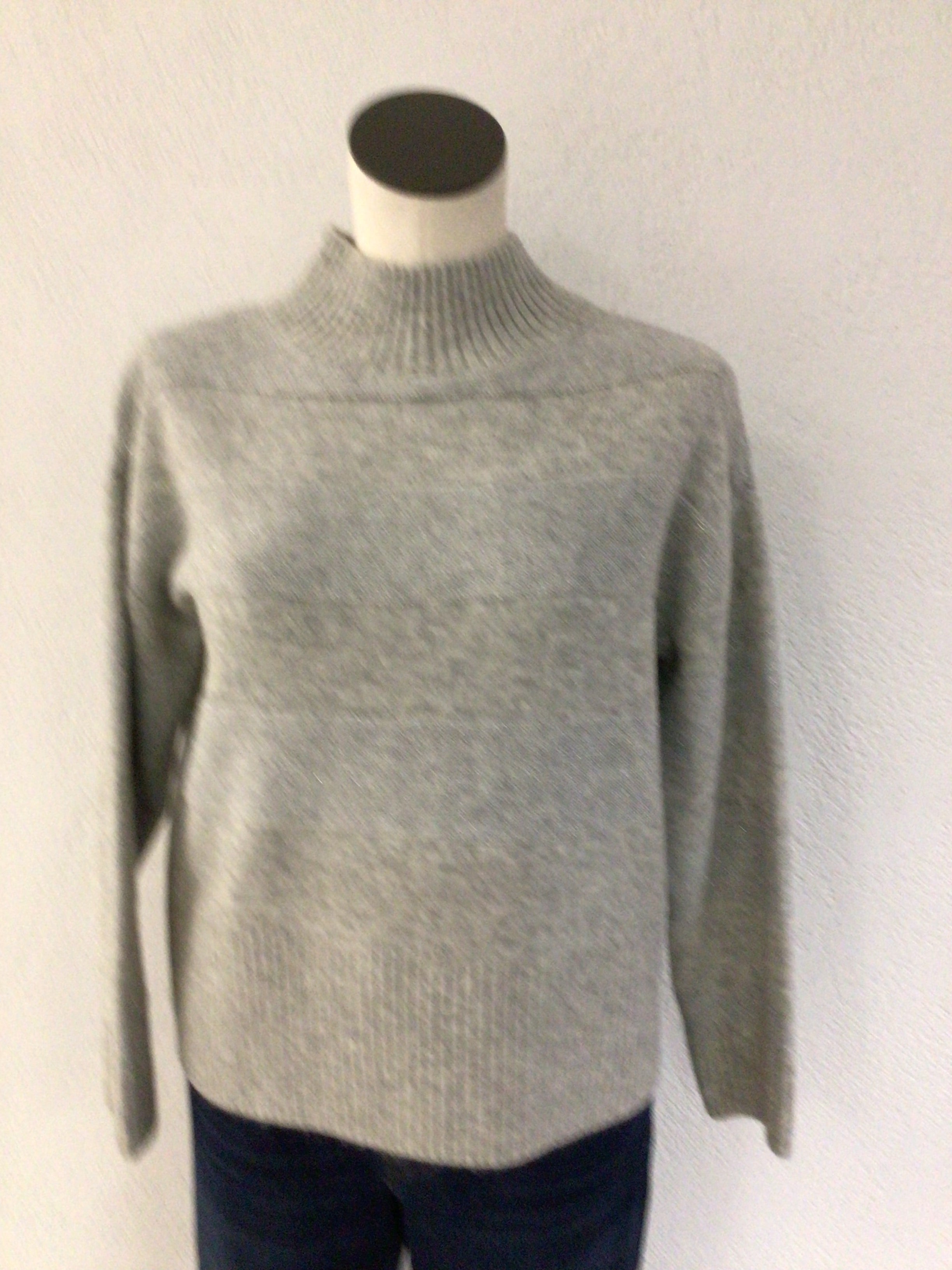 Tribal Grey Mix Mock Neck Sweater 1995O