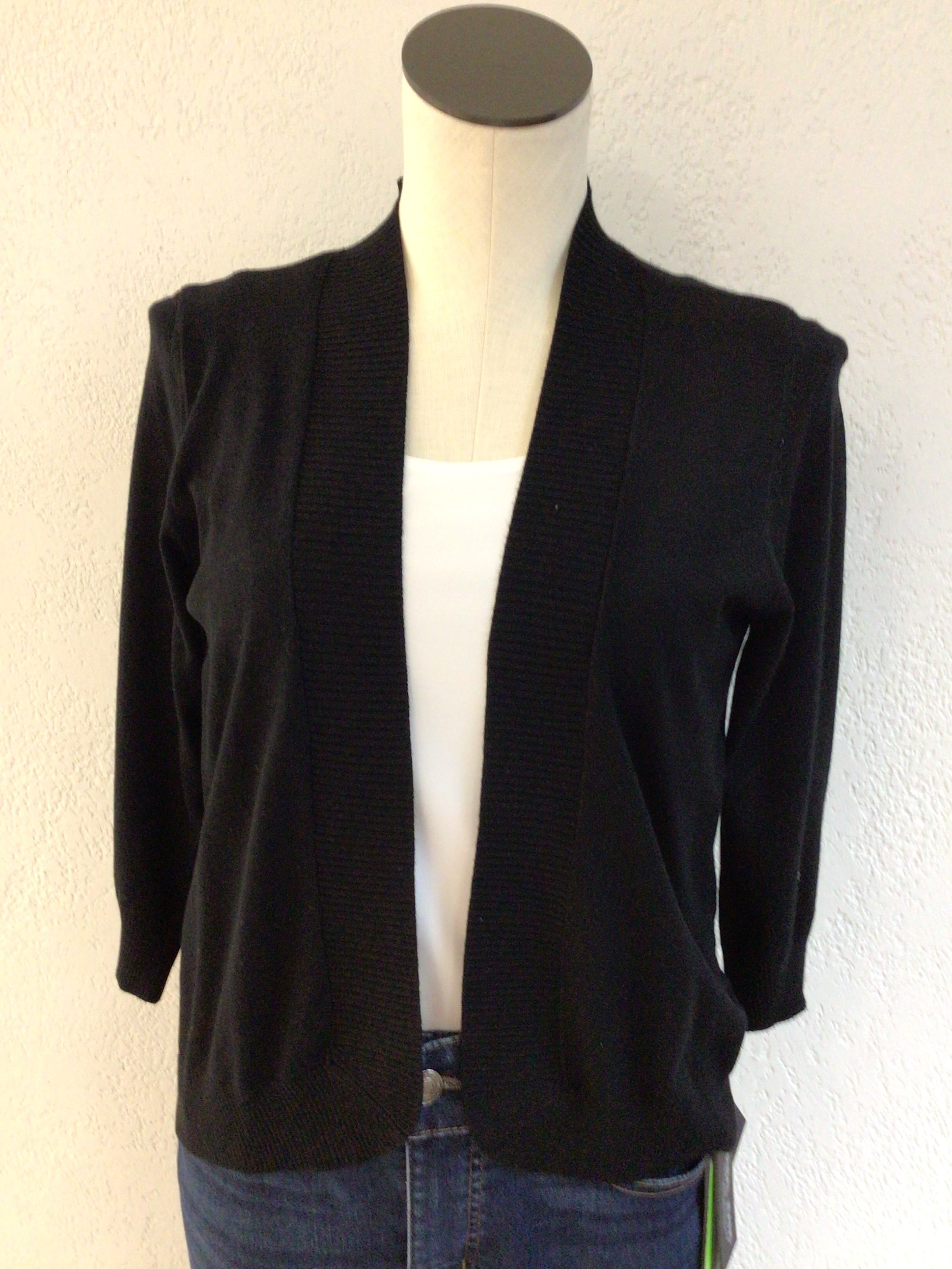 Lulu B Black Cardigan Sweater CAC7406