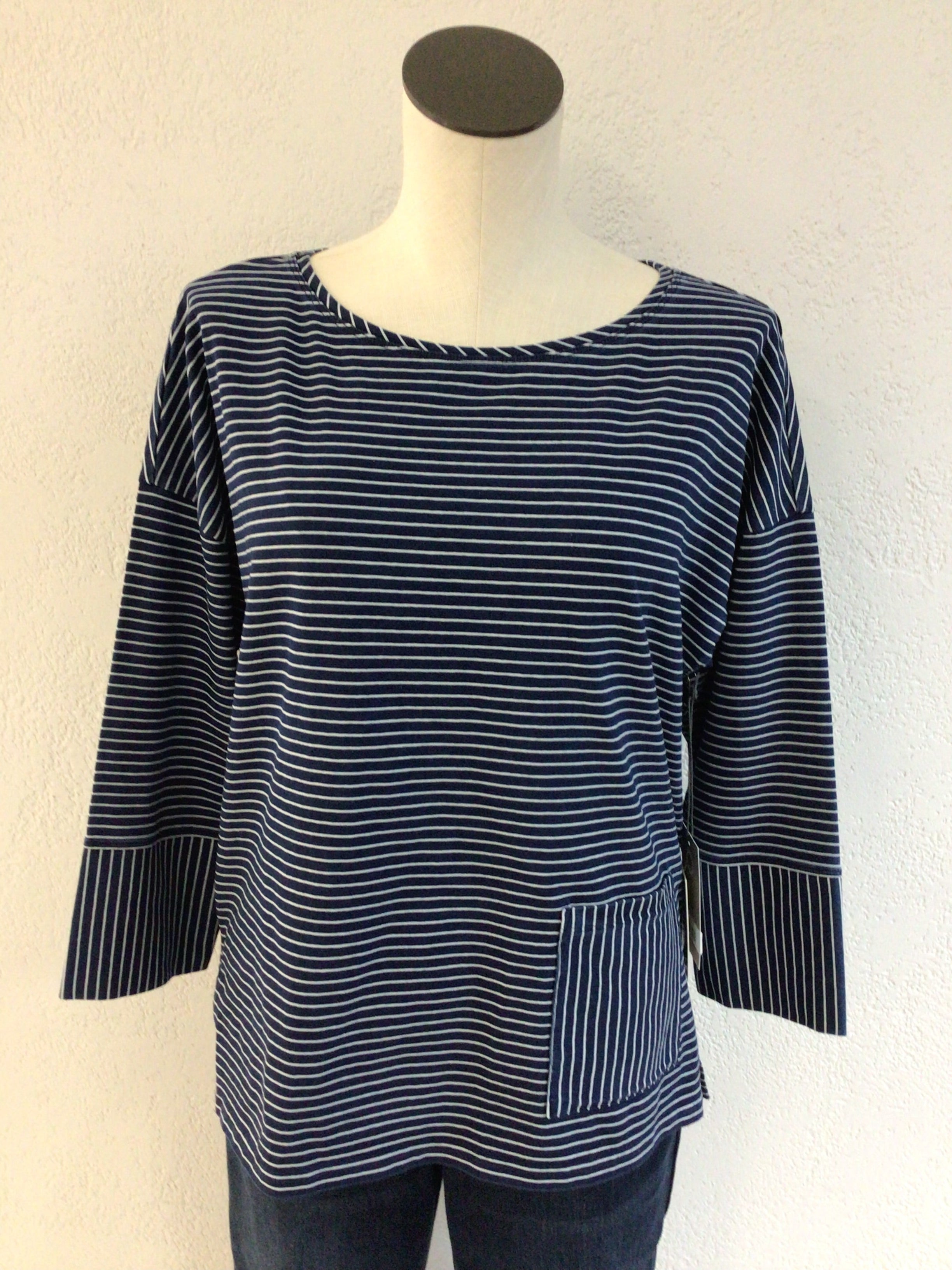 Habitat Indigo Boxy Crew 31406