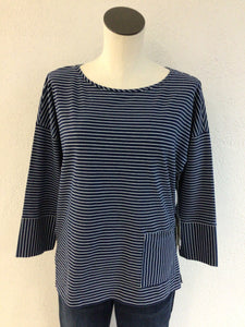 Habitat Indigo Boxy Crew 31406