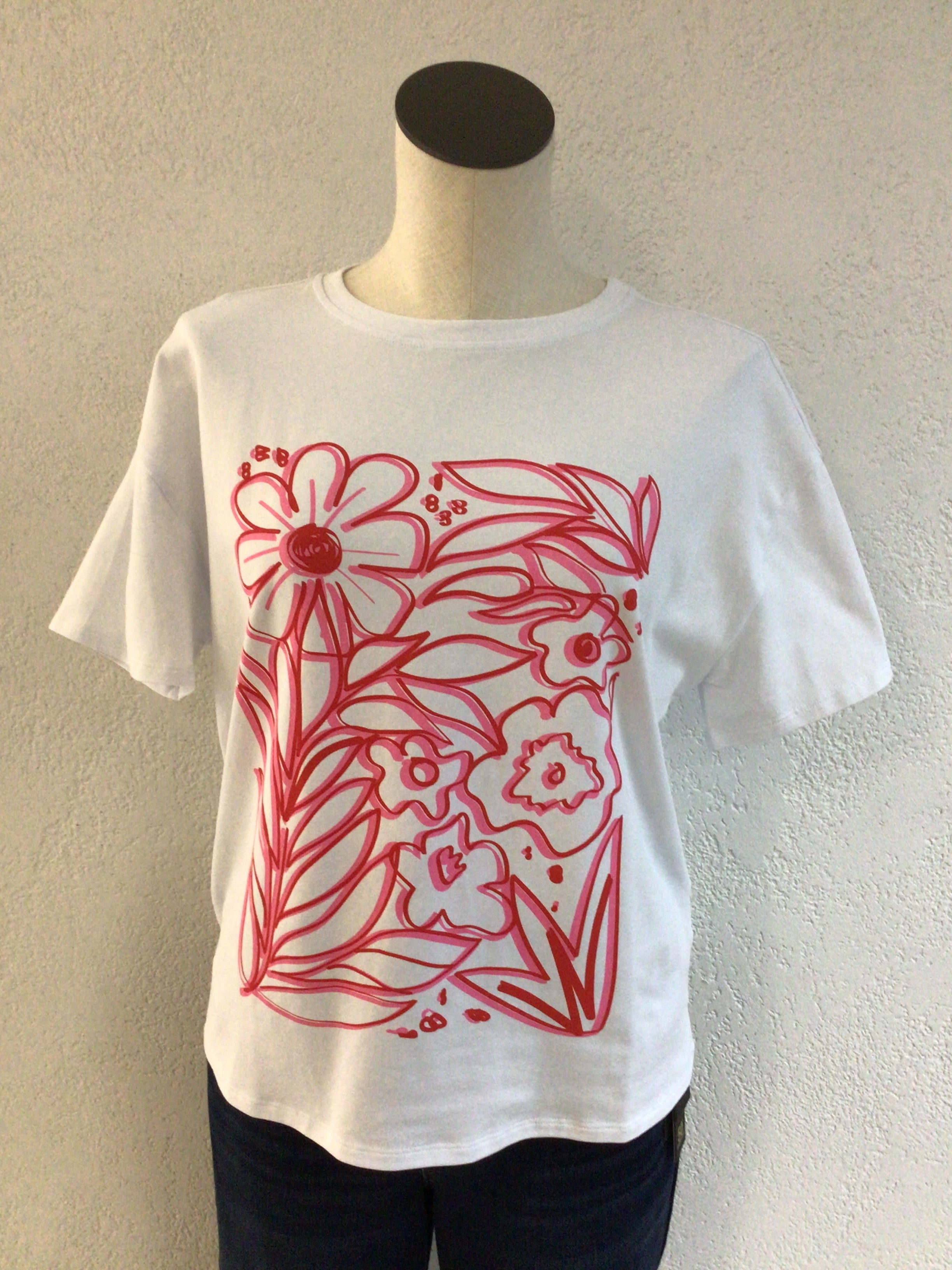 Charlie B White T Shirt C1388PK