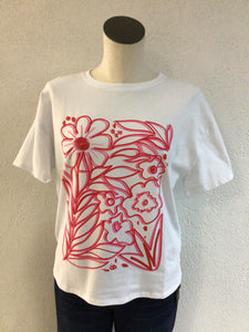Charlie B White T Shirt C1388PK
