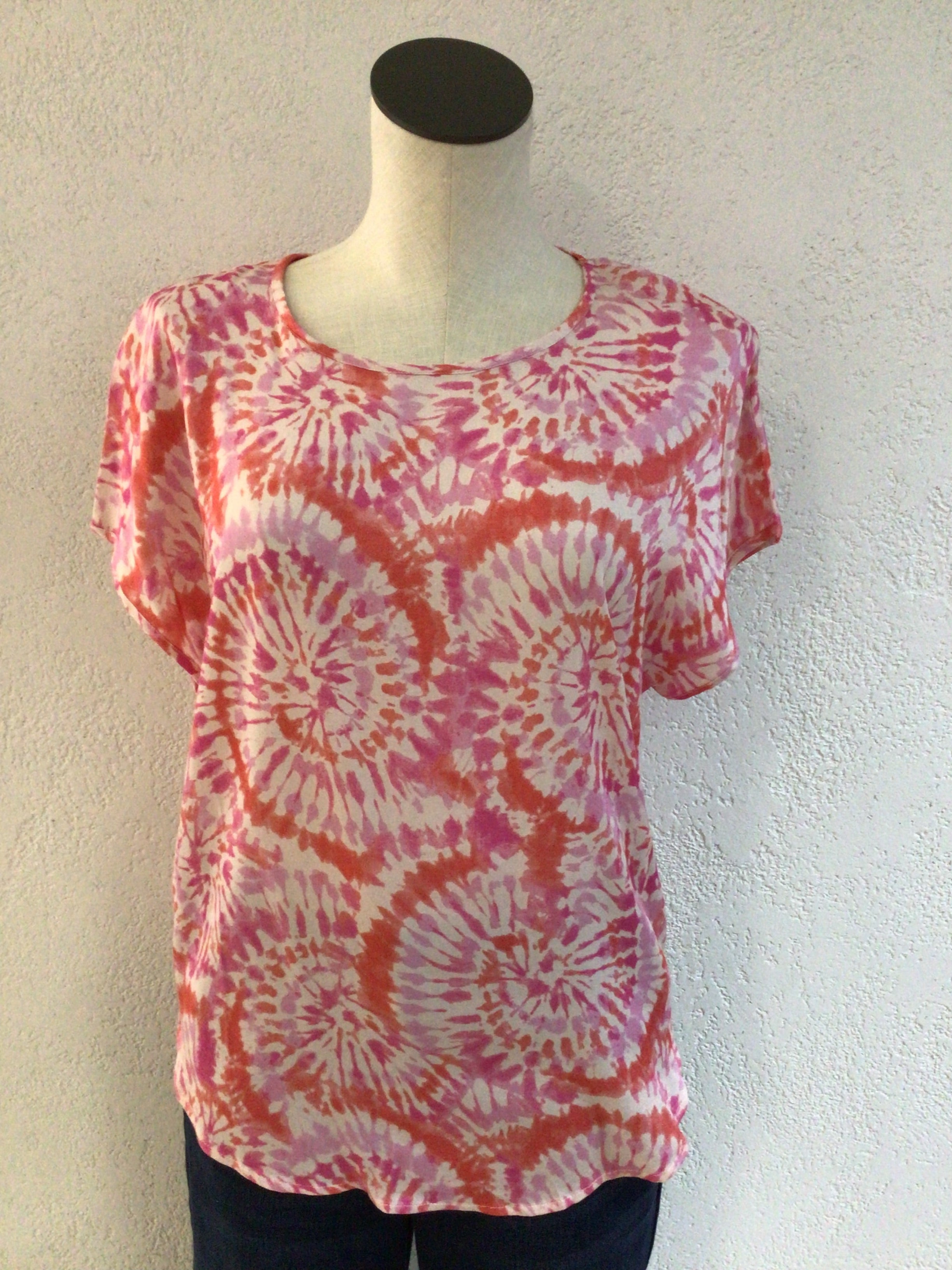 Charlie B Festival Printed Top C4465P