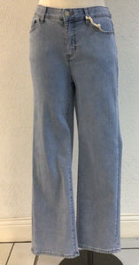 Charlie B Lt Blue Straight Leg Pant C5584J