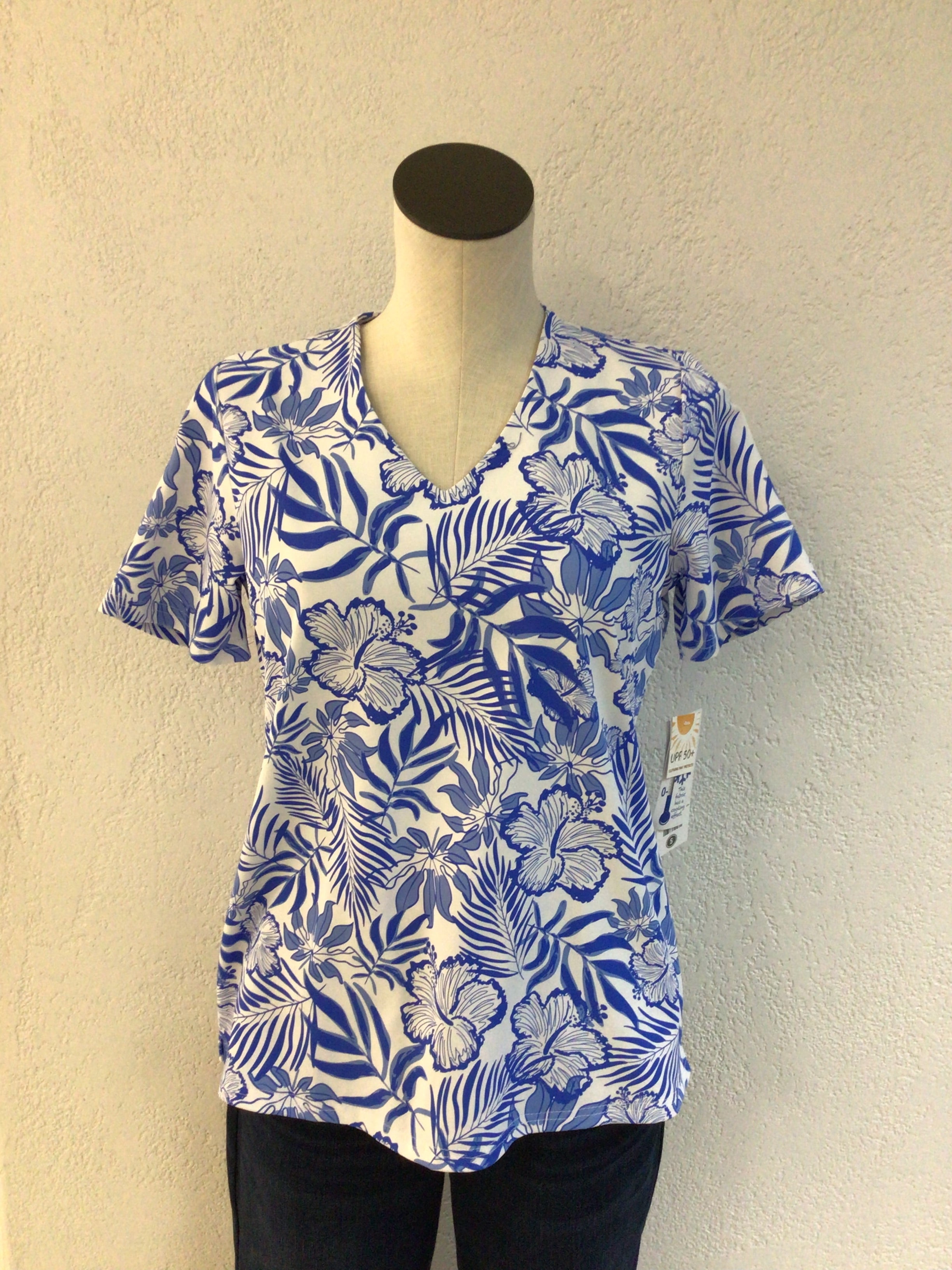 Lulu B Short Sleeve V Neck SPX5307P SBPR