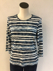 Sunday Blue Stripe Top 6372 6238 67