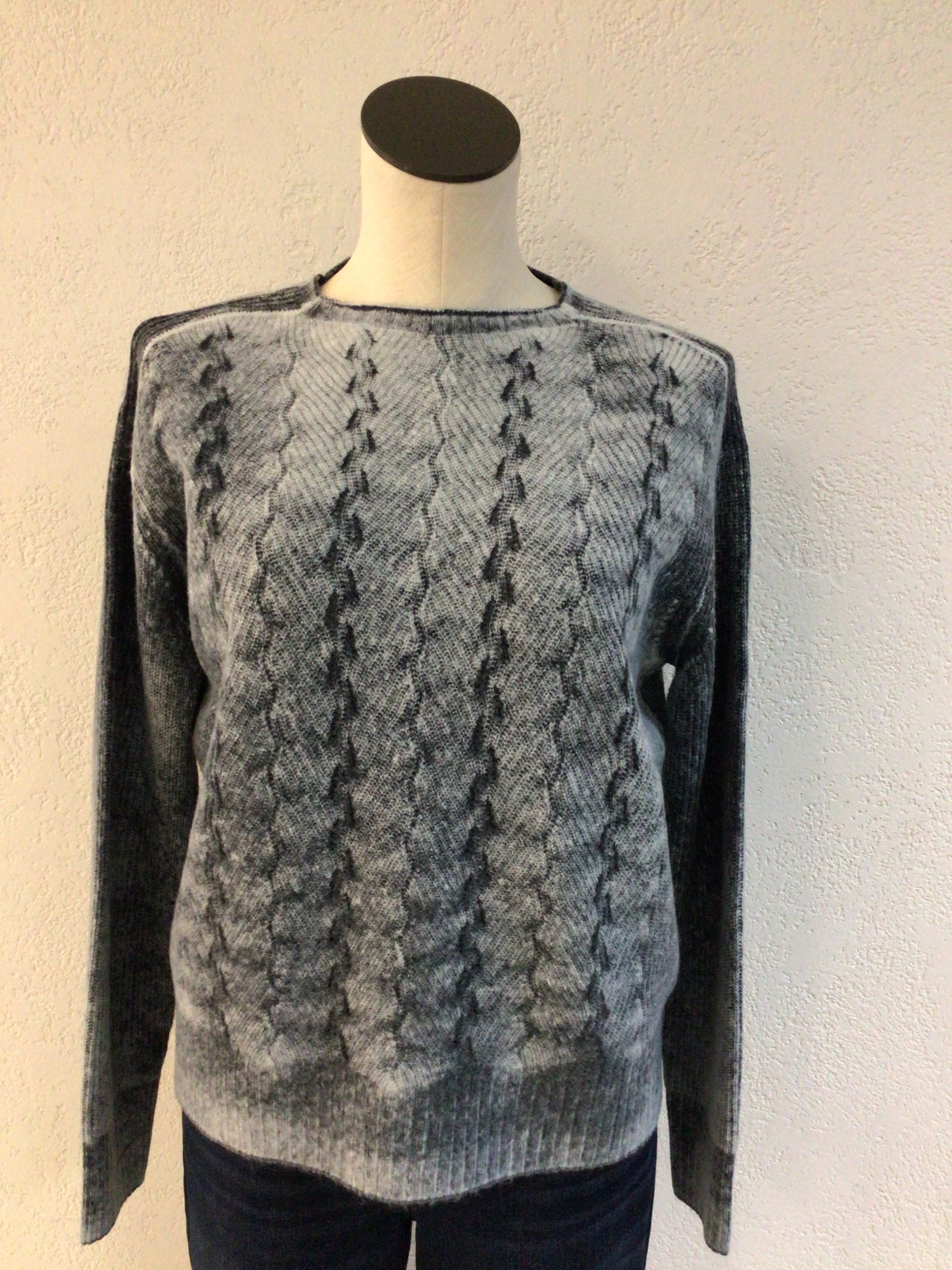 Charlie B Blue Crew Neck Sweater C2920