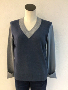 Charlie B Colorblock Sweater C2853
