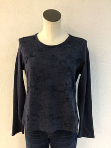 Charlie B Embroidered Moonlight Top C1408EPK