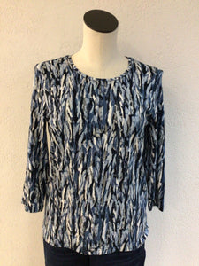 Sunday Blue Print Top 6784 6388