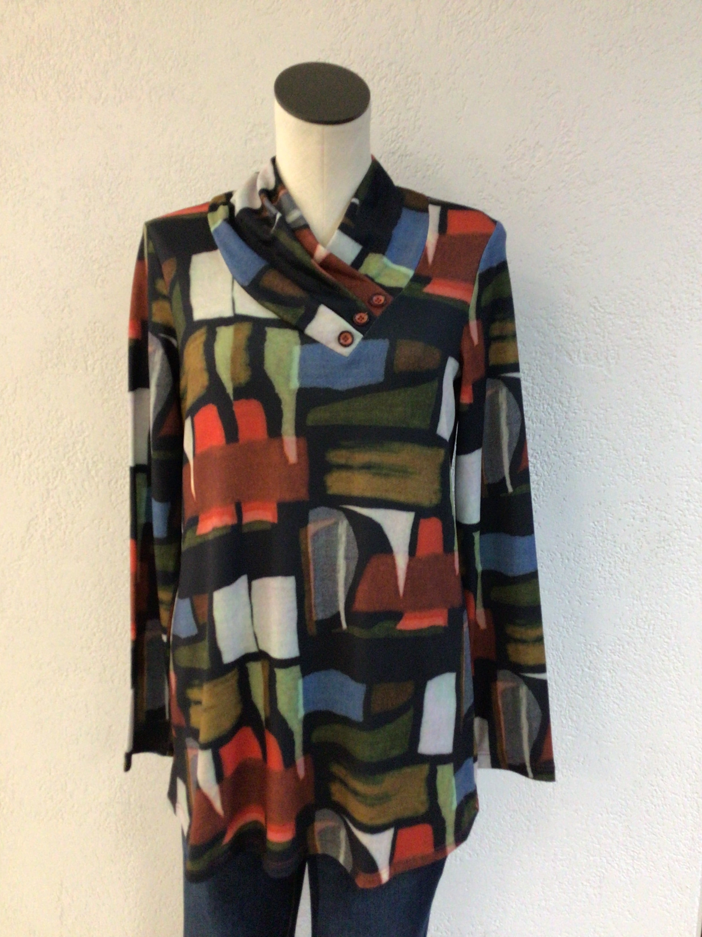 Pure Essence Multi Color Tunic 621-4691