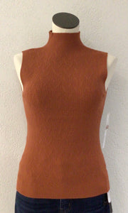 Tribal Baked Clay Sleeveless Mock 1561O