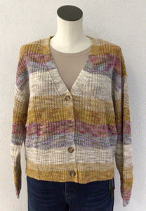 Tribal Marigold Cardigan Sweater 1507O