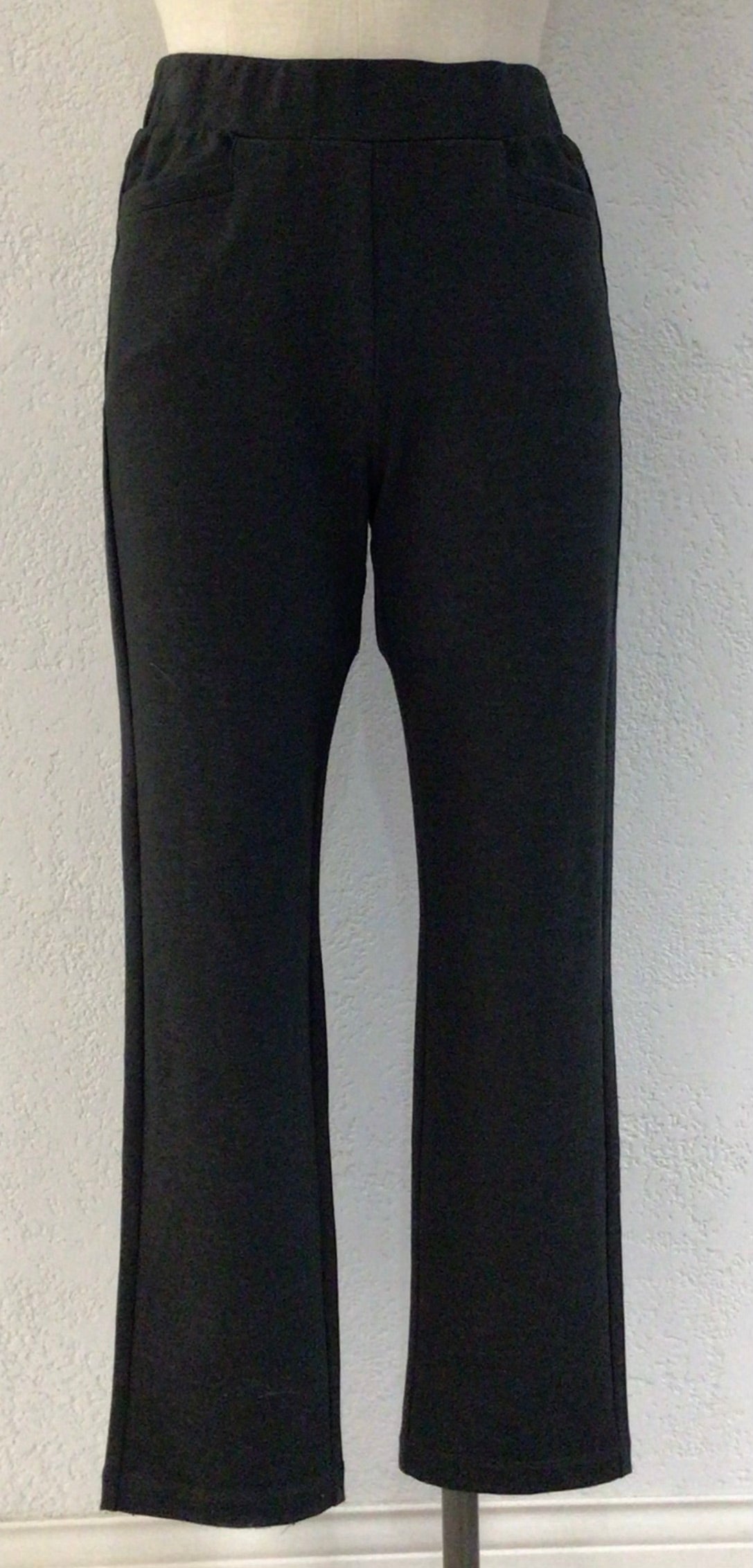 Wild Palms Charcoal Slim Pull On Pant 5742