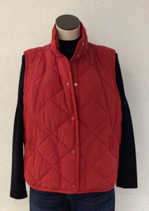 Tribal Earth Red Puffer Vest 1499O