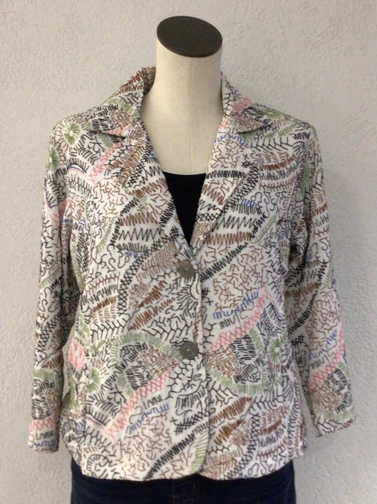 Parsley and Sage Kendall Embroidered Jacket 24T54E23