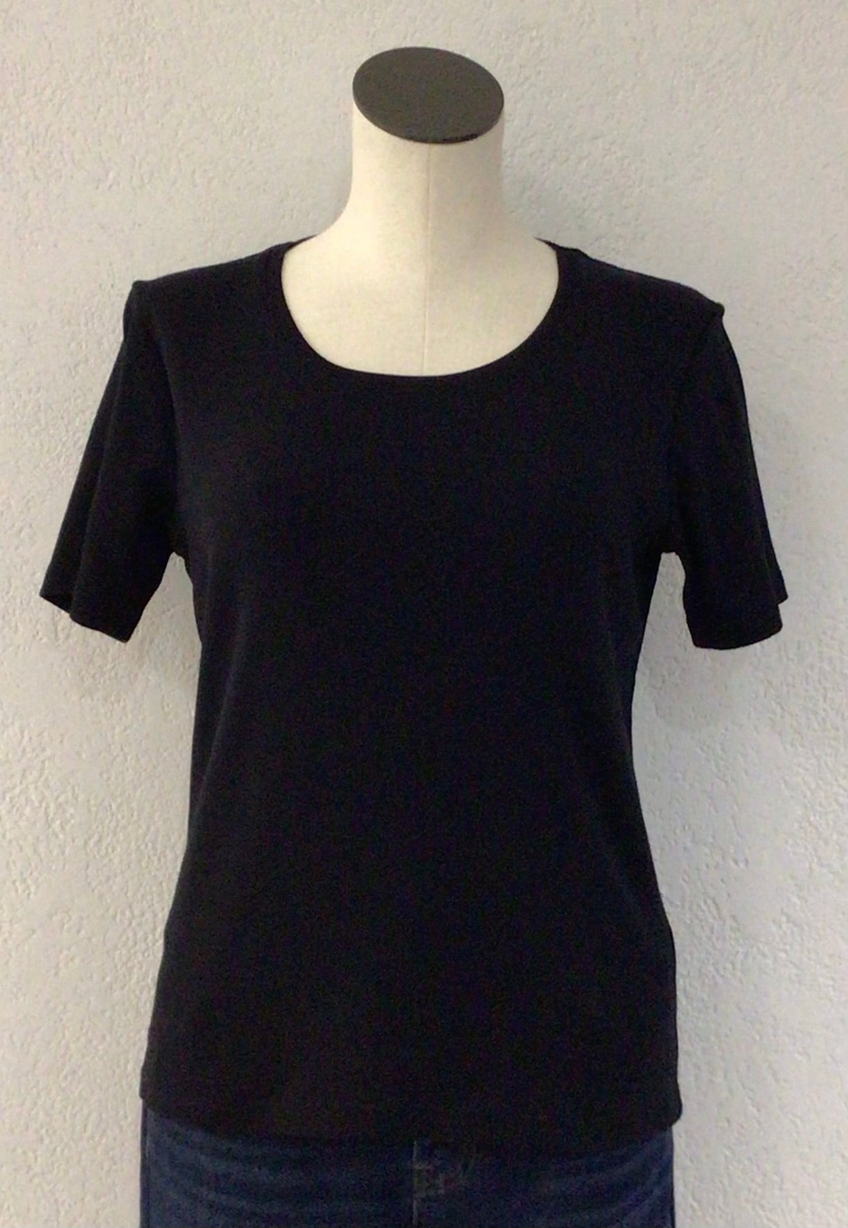 Sunday Black Short Sleeve T-Shirt 6002