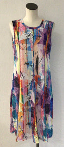 Periwinkle Bright Spatter Print Dress P220