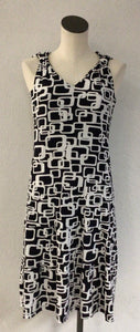 Compli K Black/White Sleeveless Dress 33590
