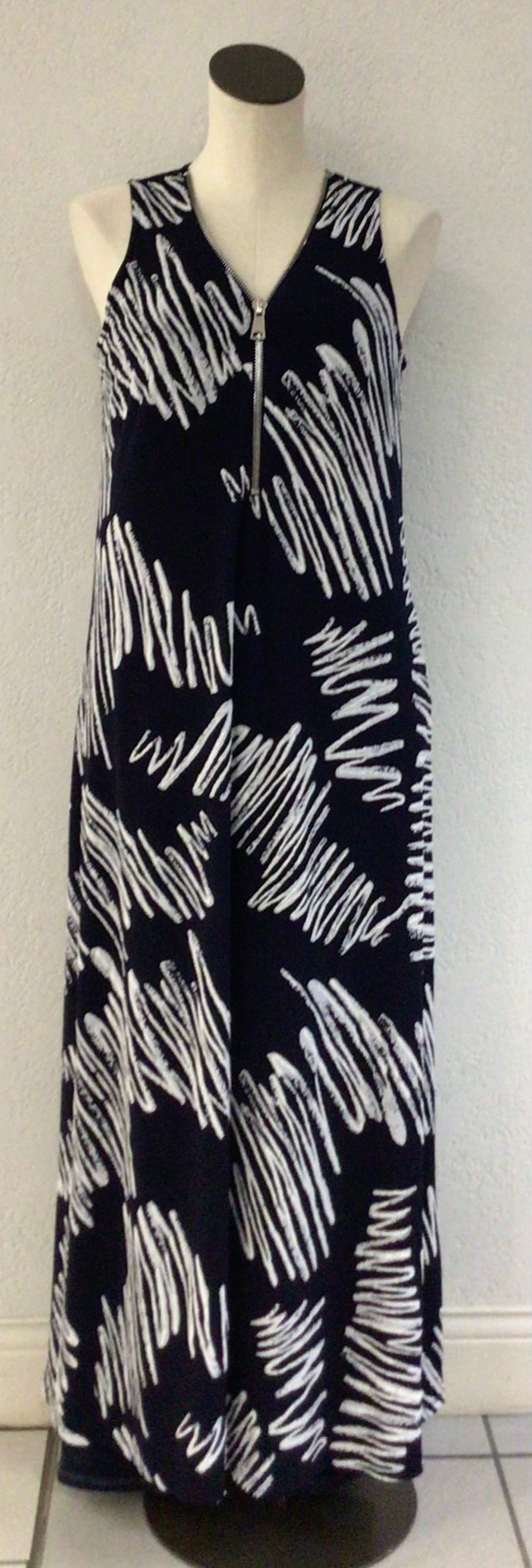 Compli K Maxi Dress with Zipper Detail 33503