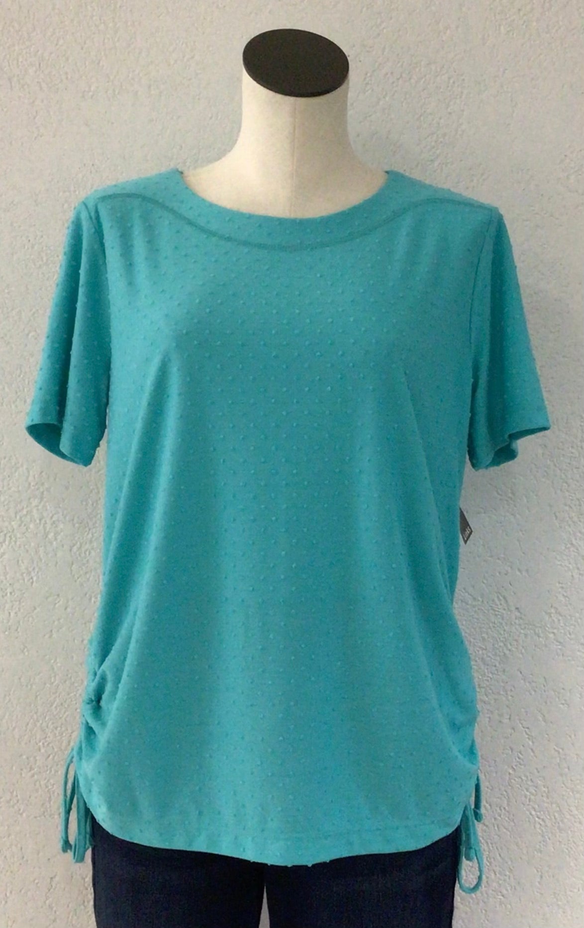 Links Aqua Short Sleeve Shirt 479C