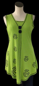 Variations Lime Green Tunic V7408