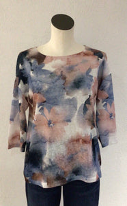 FDJ Printed 3/4 Sleeve Top 3329451