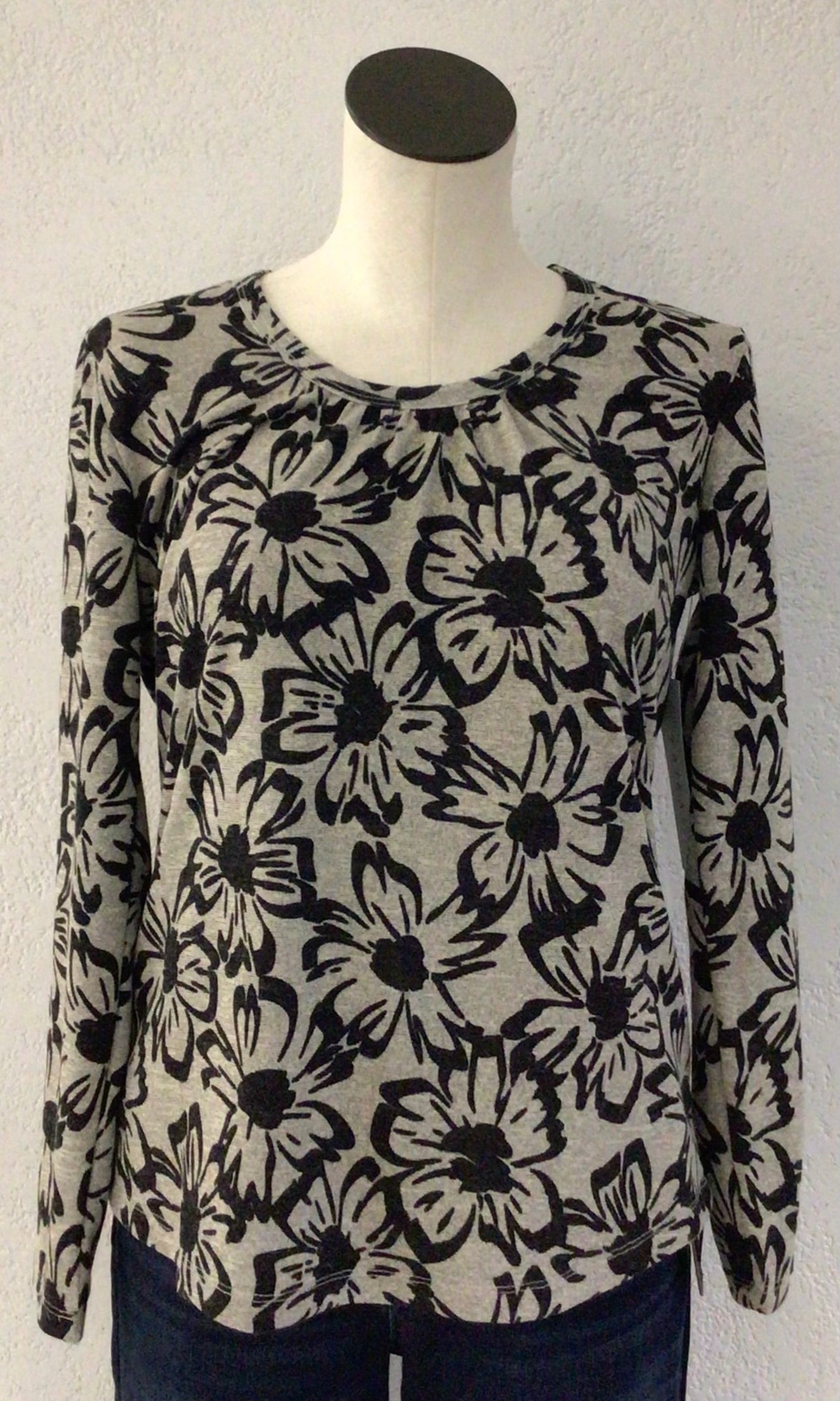 Tribal Floral Print Top 1873O