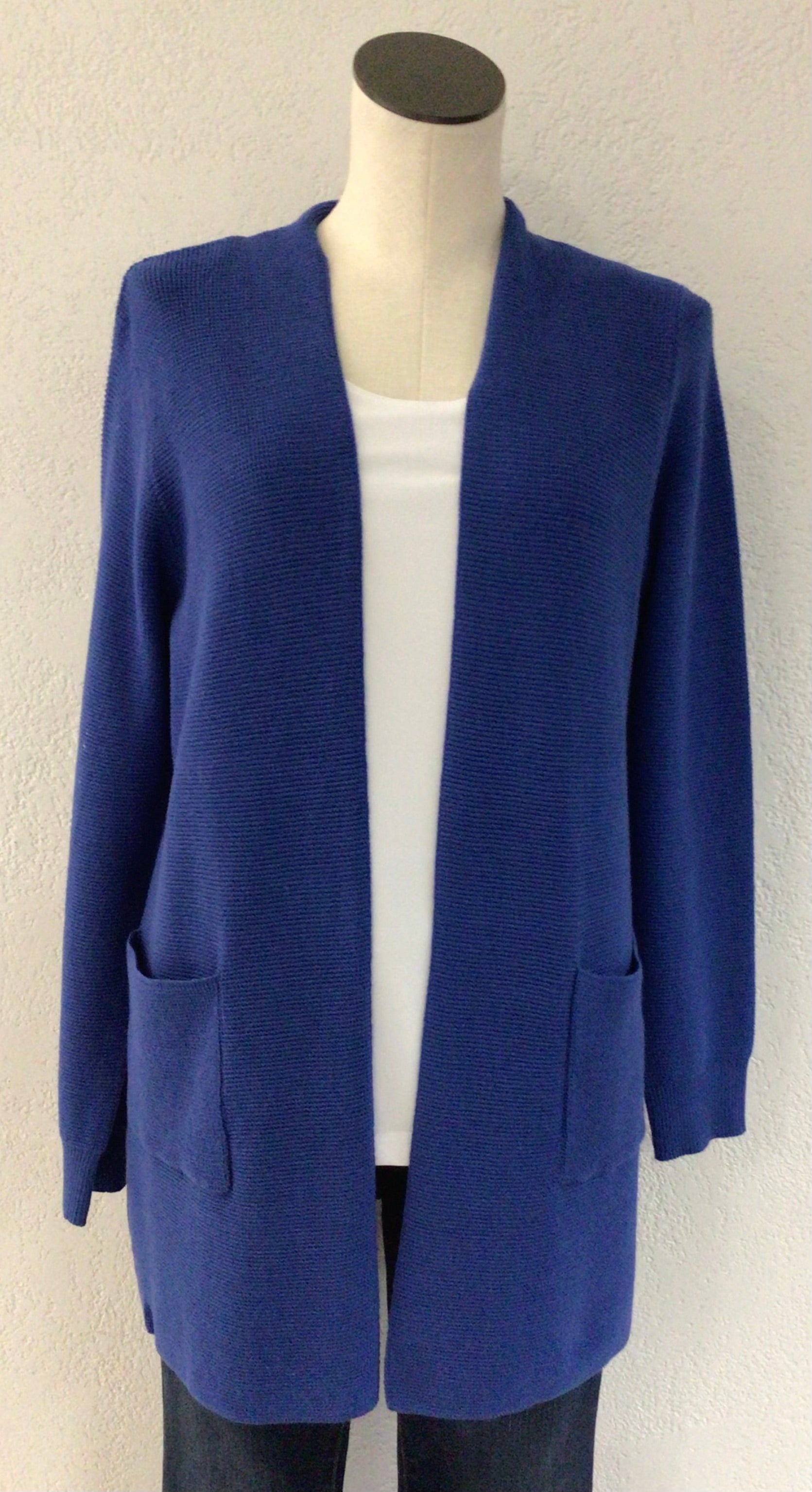 Variations Royal Blue Open Cardigan V2809