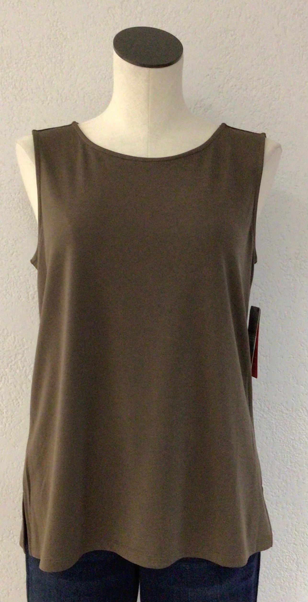 Multiples Truffle Sleeveless Shirt M44102TM