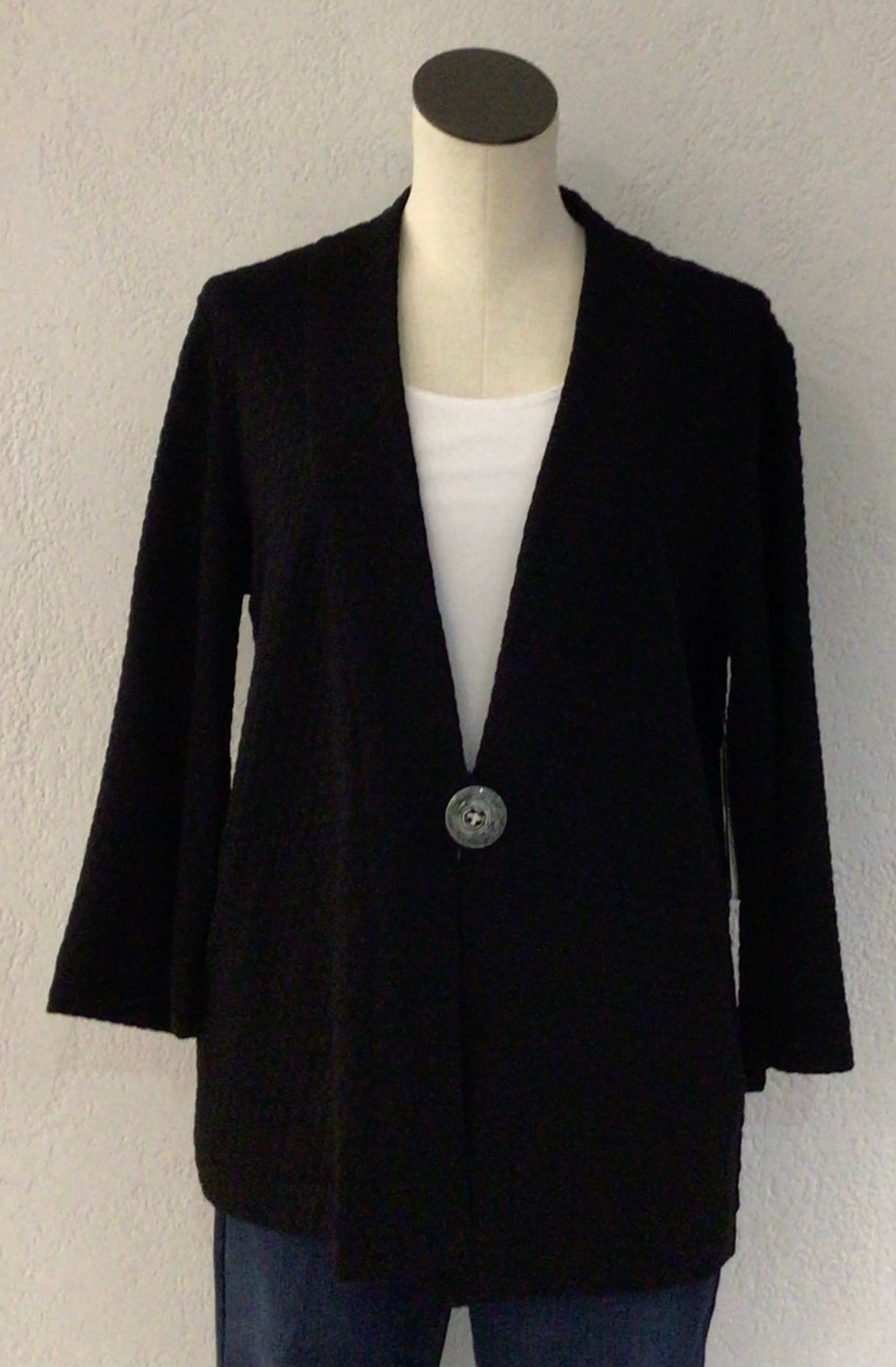 Multiples Black Single Button Jacket M44307