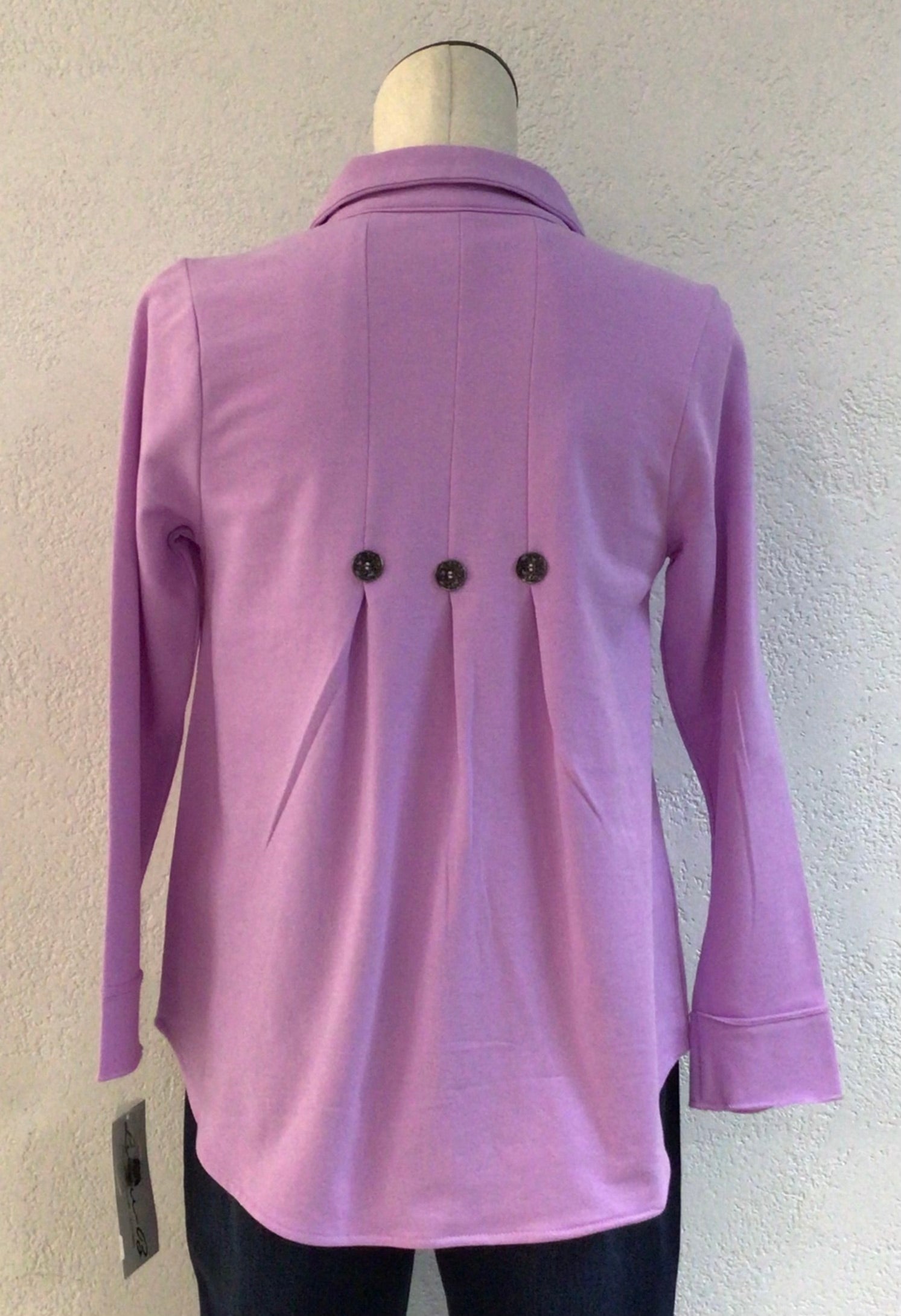 Lulu B Lilac Button Down Jacket CSP0664