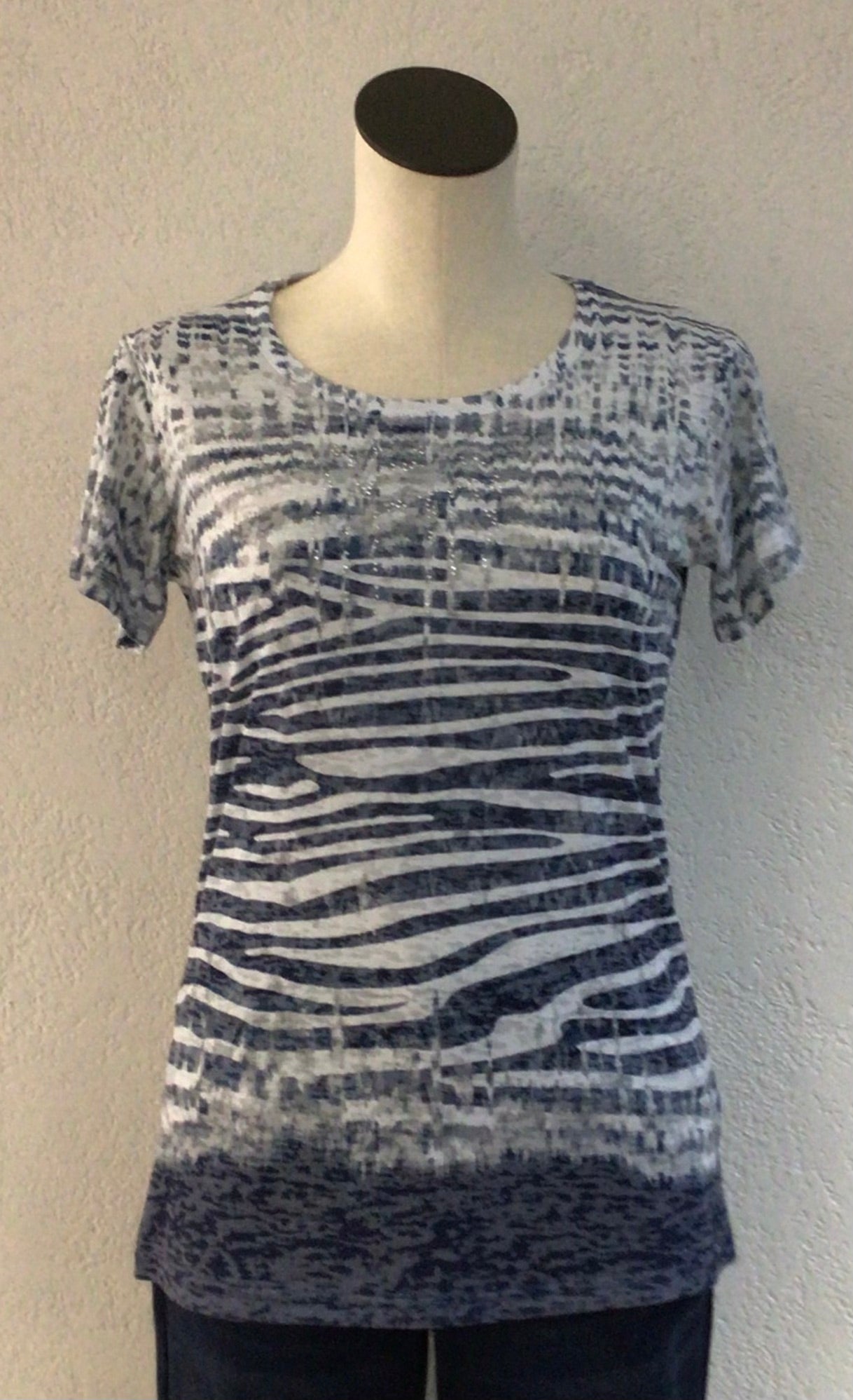 Vex Short Sleeve Printed Top 850