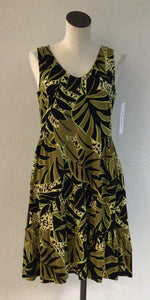 Tribal Avocado Dress 1340O
