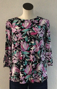 N Touch Floral Print Top 41K2