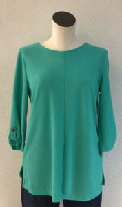 N Touch Jade Textured Top 41H7