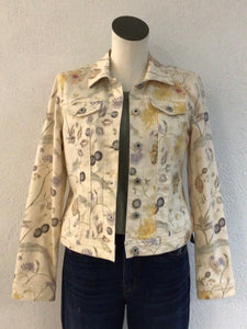 Charlie B Printed Jean Jacket C6302T