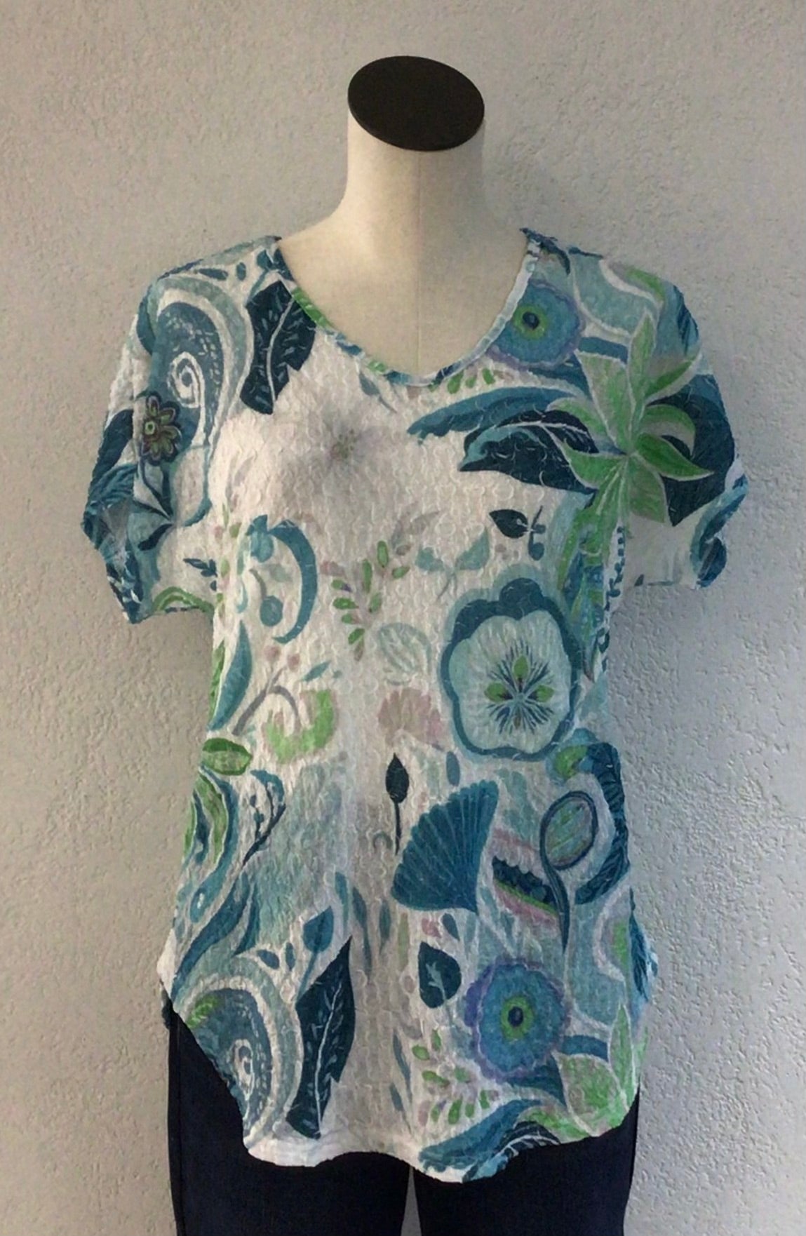 Ethyl Bubble Print Top 202SK4C