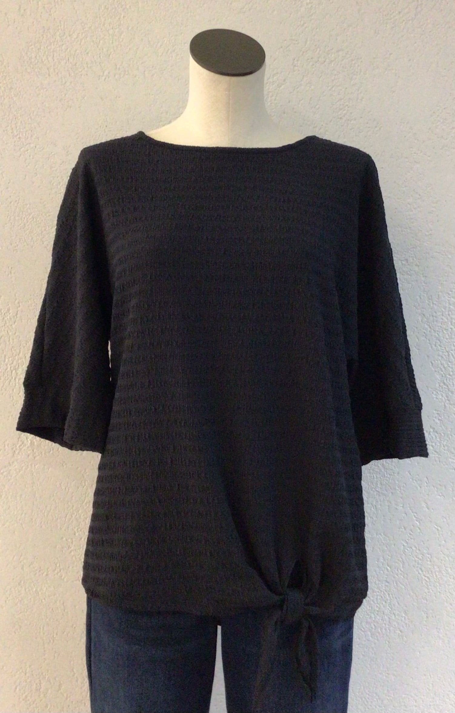 Pure Essence Navy Dolman Sleeve Tunic 599-4651