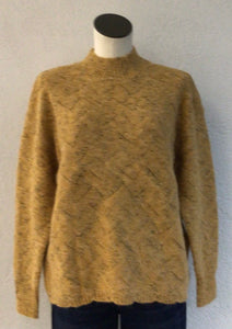 Tribal Turmeric Mock Neck Sweater 5943O-5035