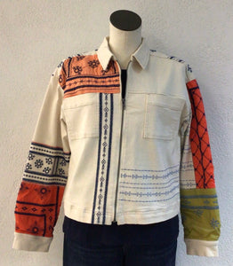 Tru Luxe Embroidered Shirt Jacket T35227JM